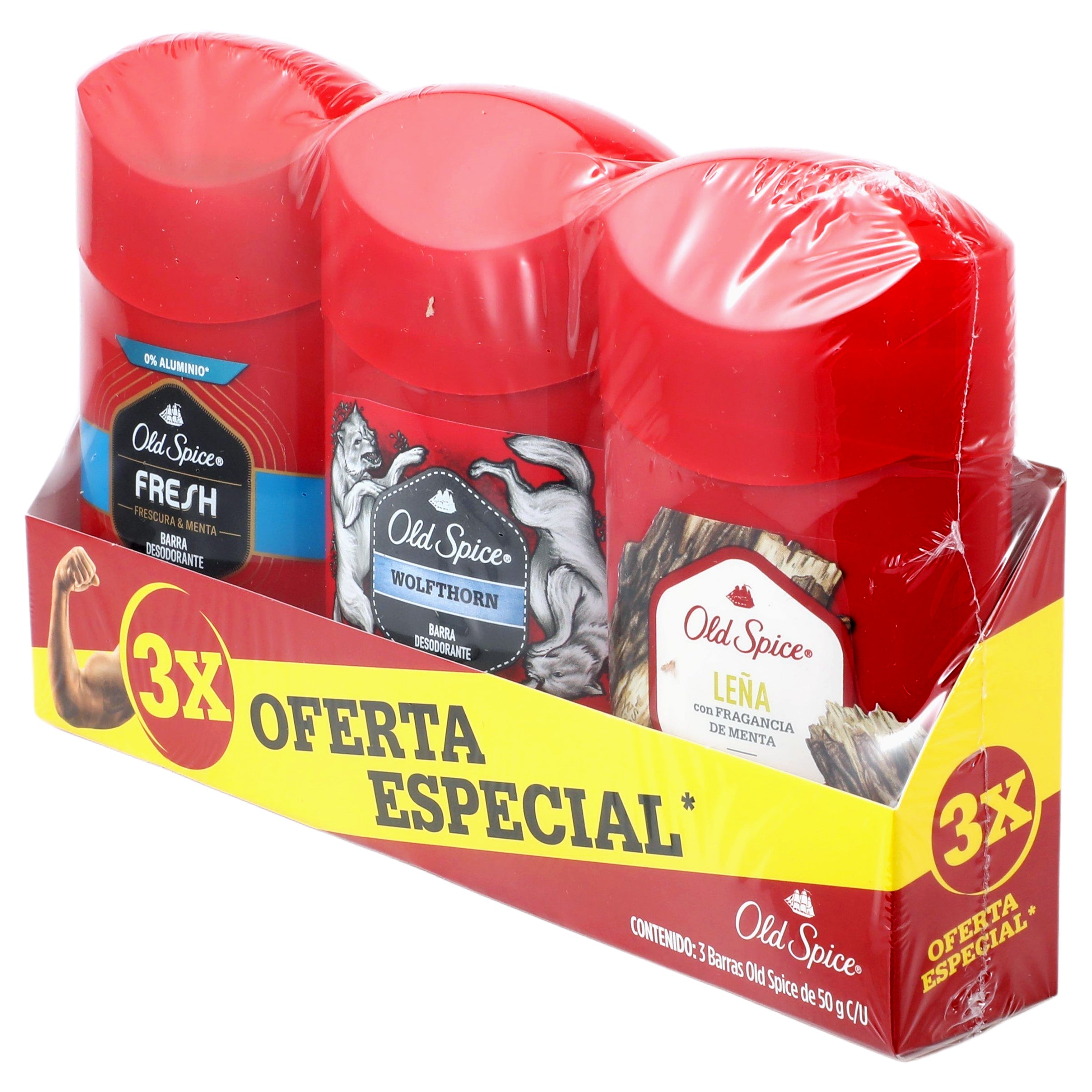 Desodorante Olds Fre+Leña+Wolf Stick 50 G-3