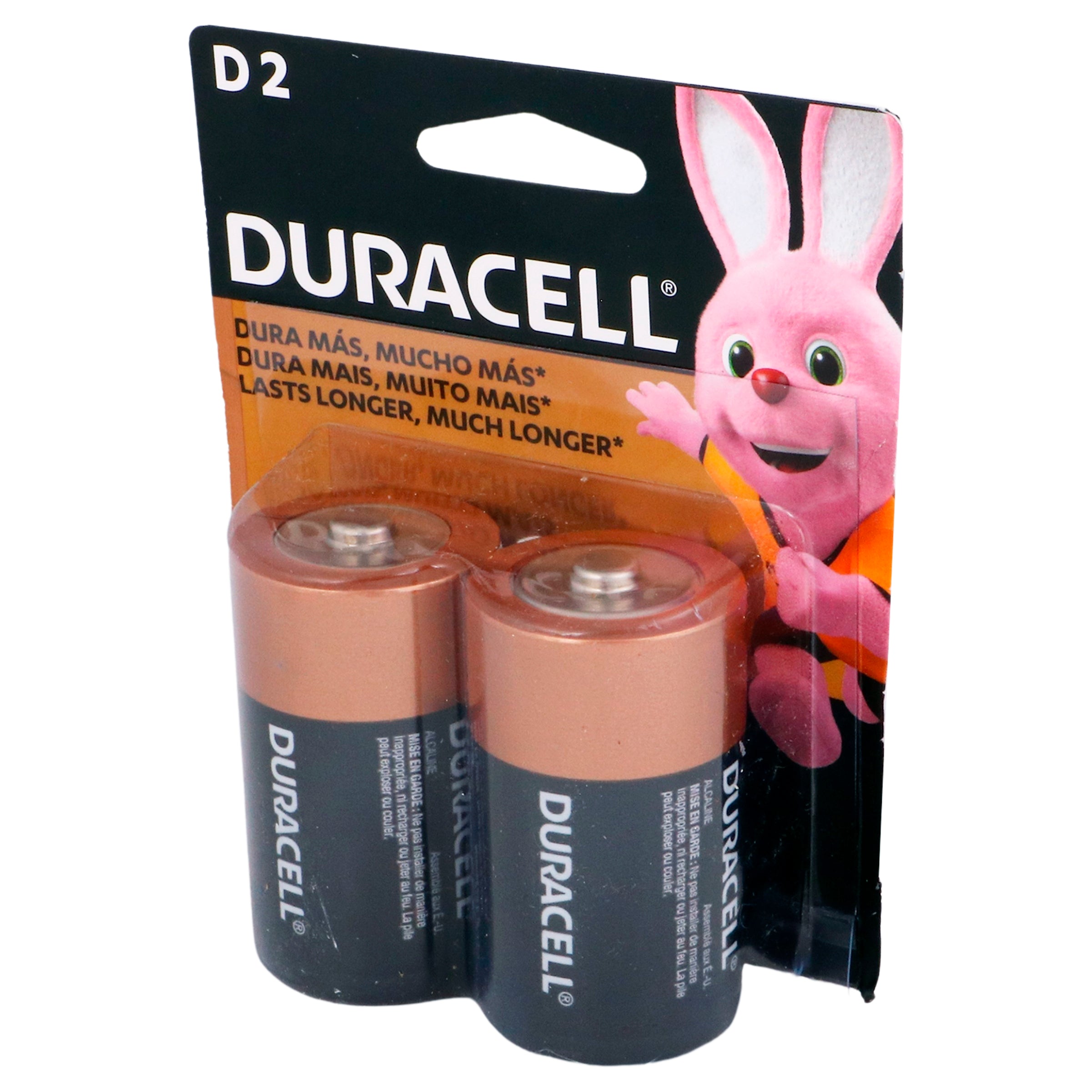 Pila Duracell Alkalina D 2 Piezas-4