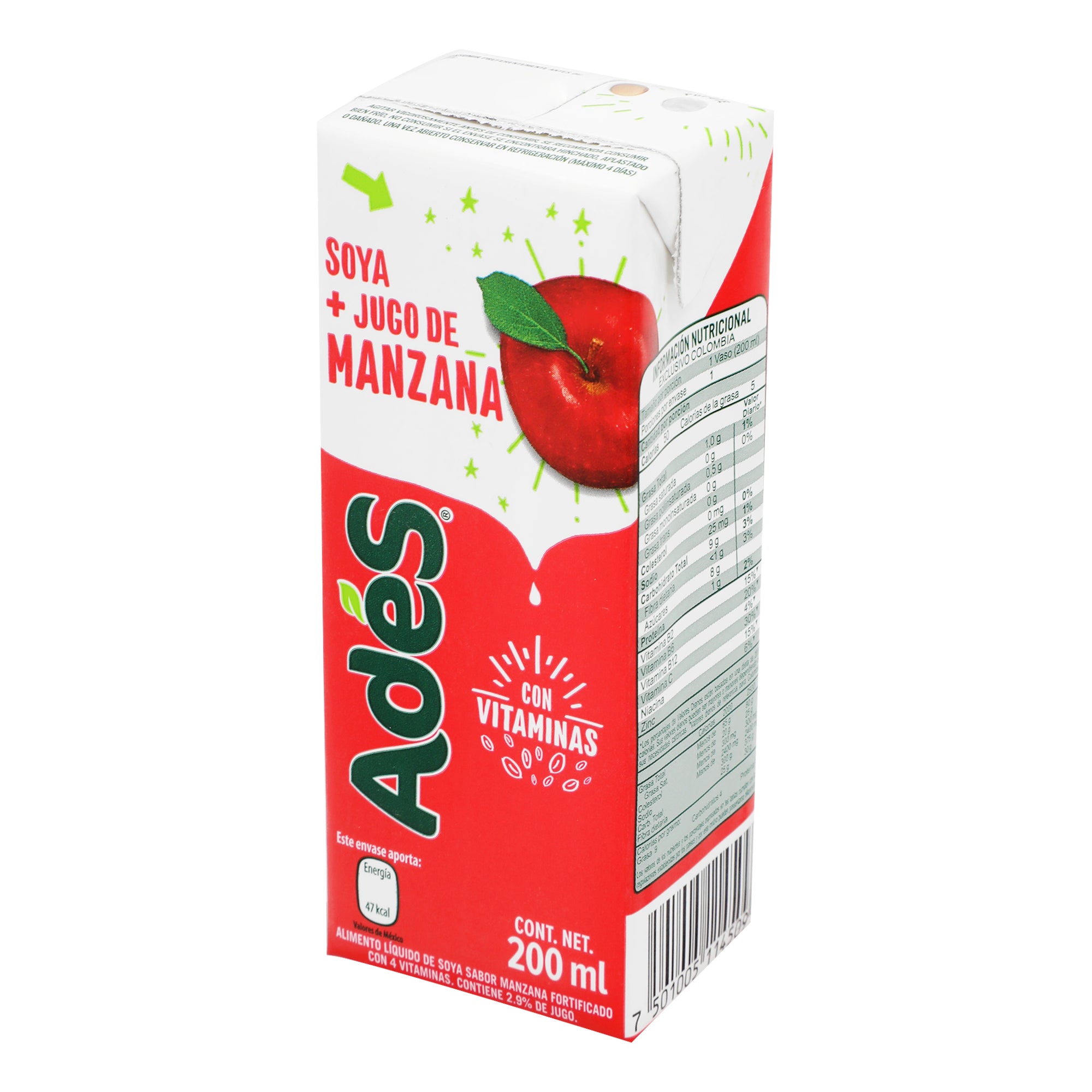 Ades Manzana Jugo 200 Ml-3