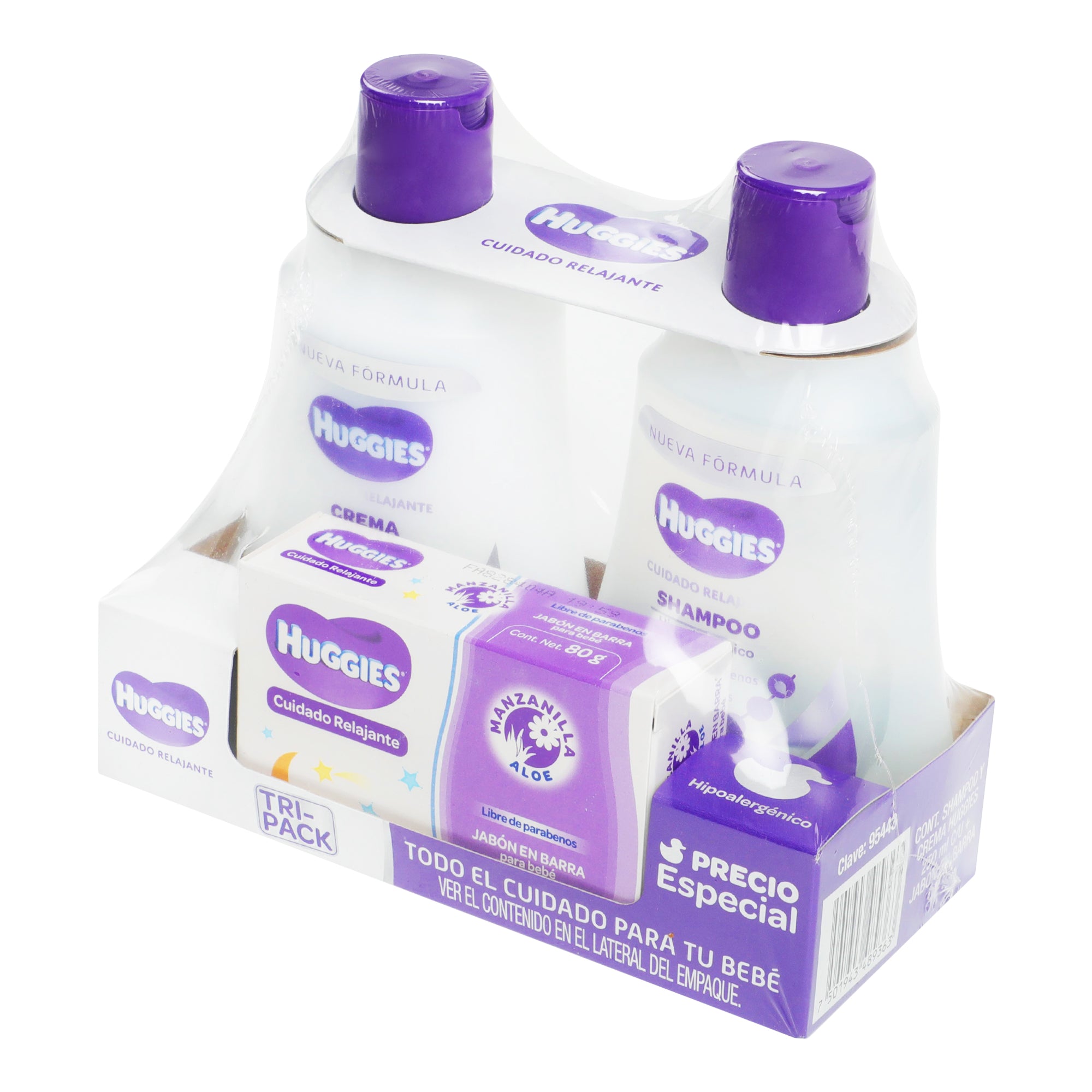 Kit Huggies Relajante Crema Sh Jbn-3