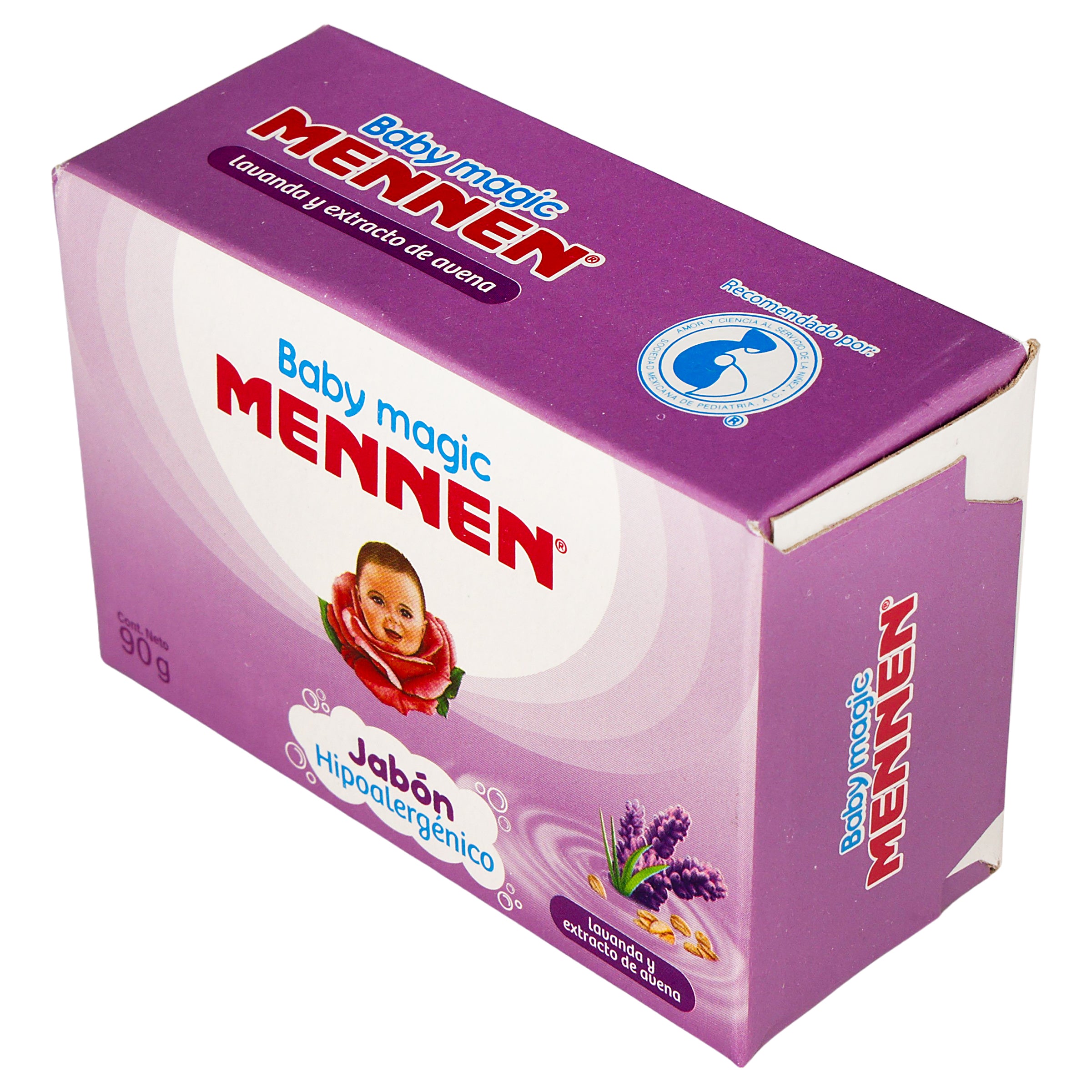 Jabón Mennen Baby Magic Lavanda 90 G-7