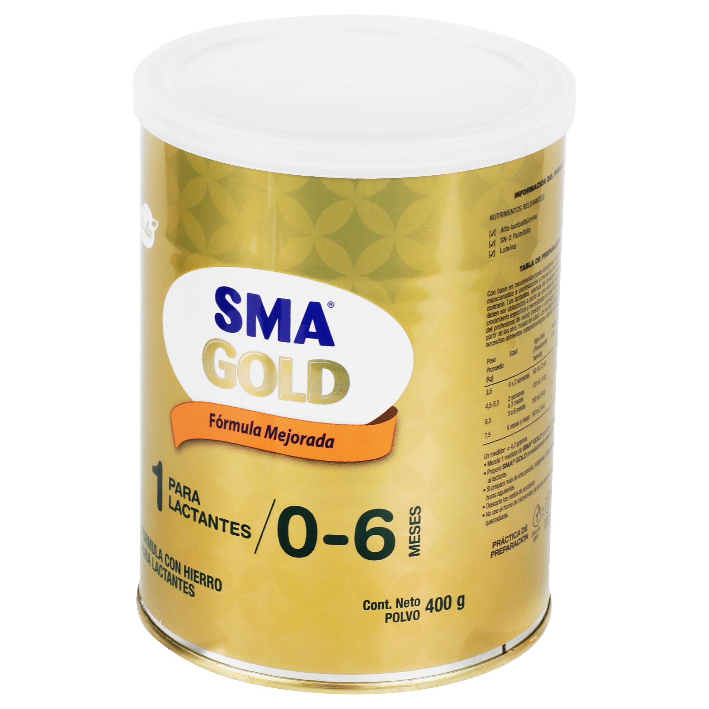 Sma-Gold 1 Polvo 400 Gramos Nf-3