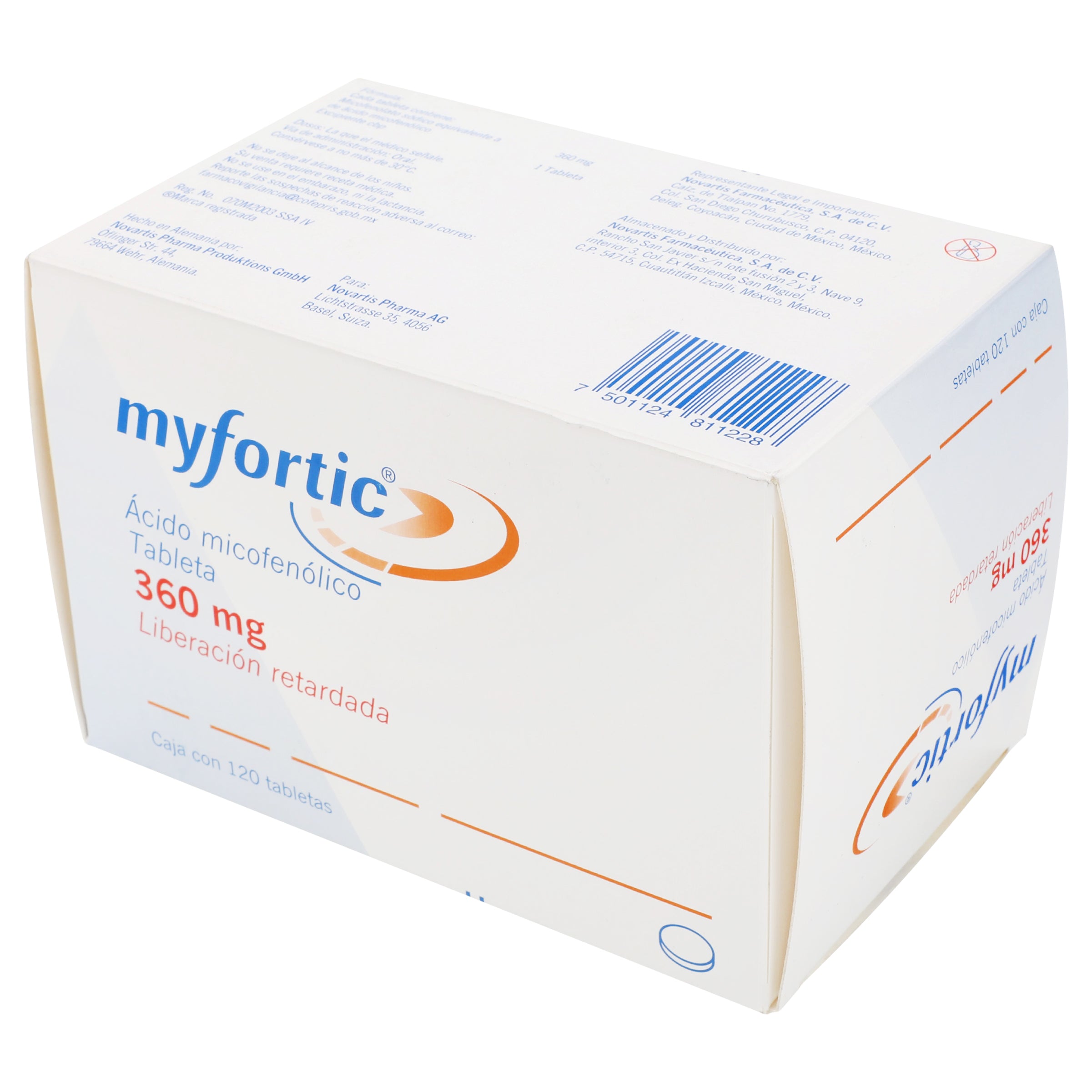 Myfortic 360 Mg Grageas Con 120-3