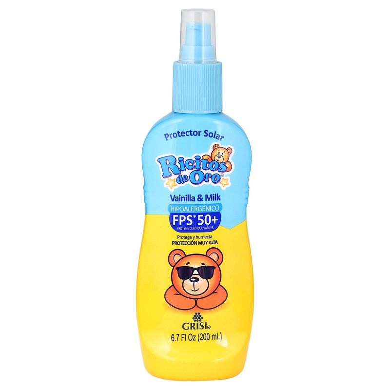 Protector Solar Ricitos De Oro Vainilla & Milk 200 Ml