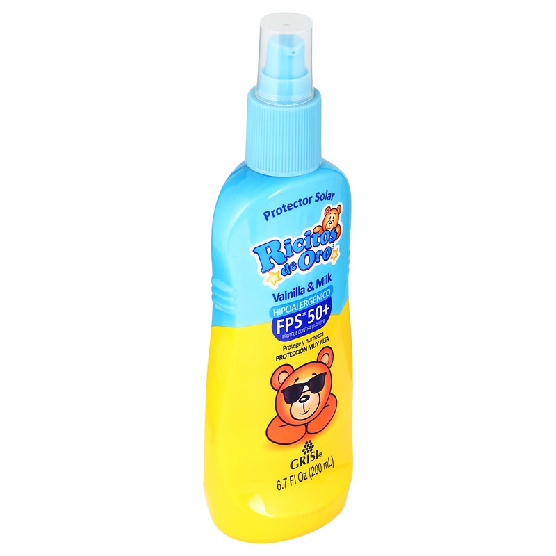 Protector Solar Ricitos De Oro Vainilla & Milk 200 Ml
