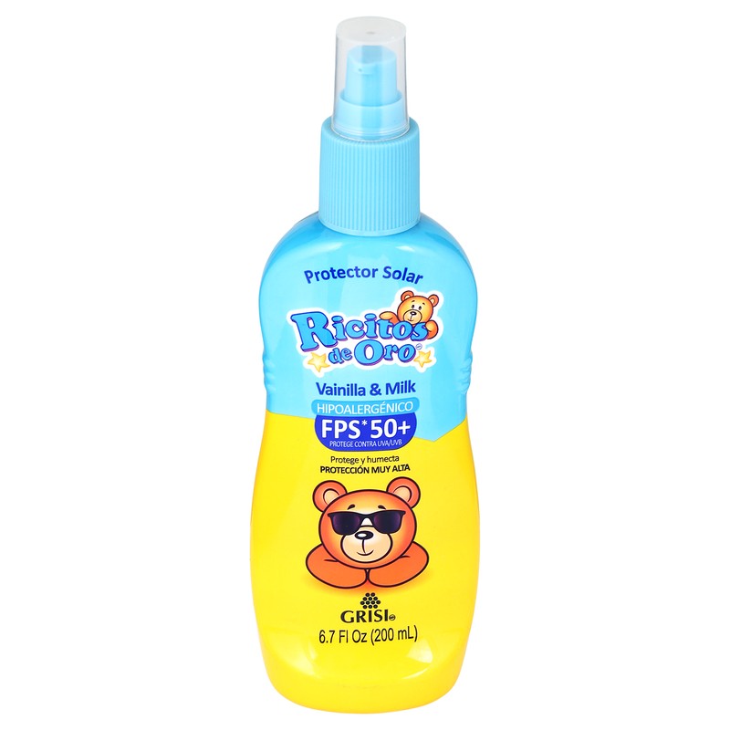 Protector Solar Ricitos De Oro Vainilla & Milk 200 Ml