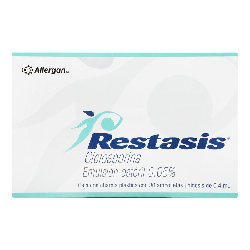 Restasis 0.05 Emulsion Esteril Con 30 Ampolletas 0.04 Ml 7501201400697