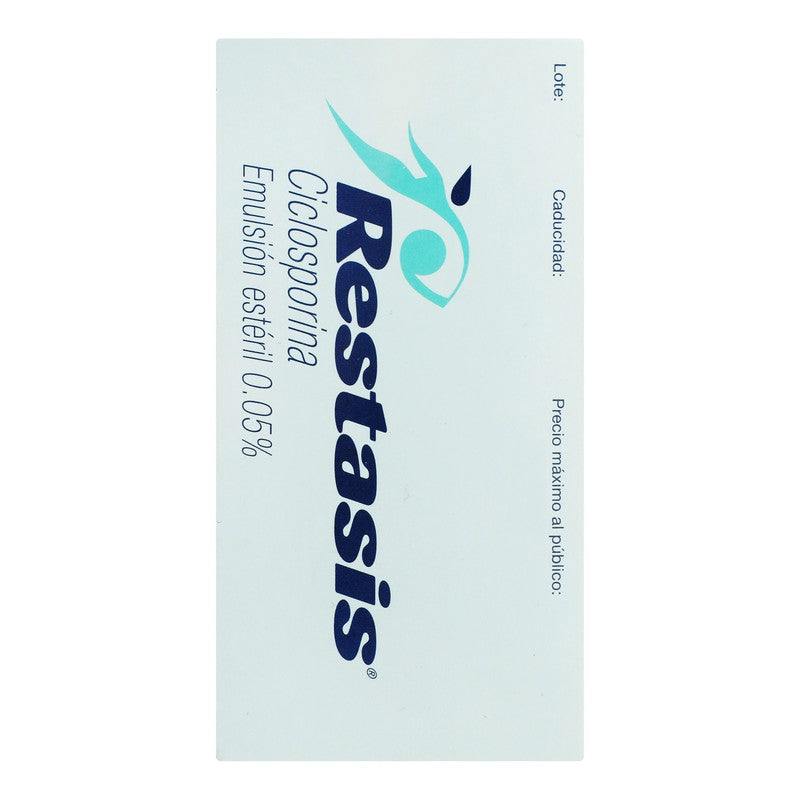 Restasis 0.05 Emulsion Esteril Con 30 Ampolletas 0.04 Ml 7501201400697 7
