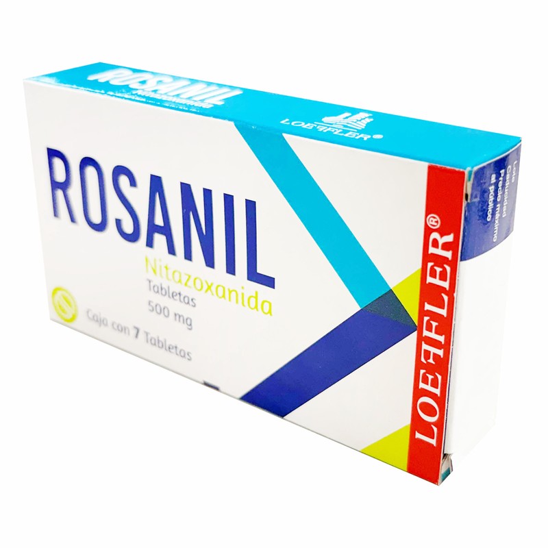 Rosanil Nitazoxanida 500 Mg Con 7 Tabletas 7502211783954 3