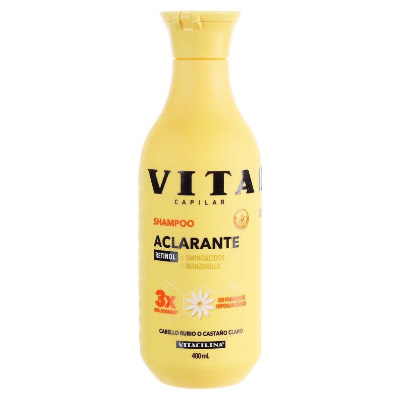 Shampoo Vitacilina Aclarante 400 Ml 7502250342372