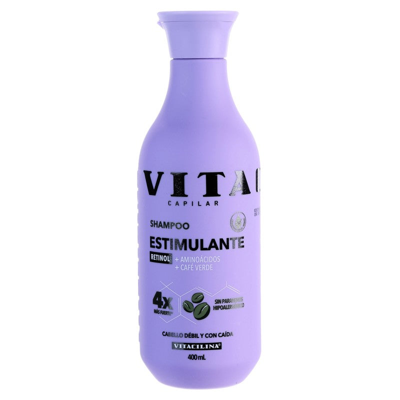 Shampoo Vitacilina Capilar Estimulante 400 Ml 7502250342396