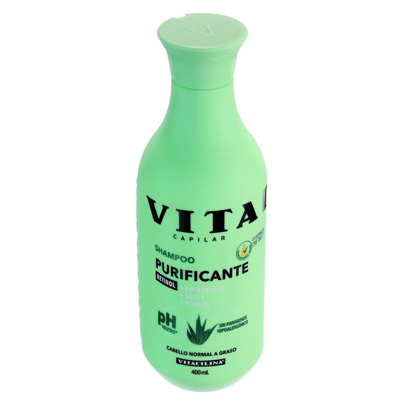 Shampoo Vitacilina Purificante 400 Ml 7502250342457 3