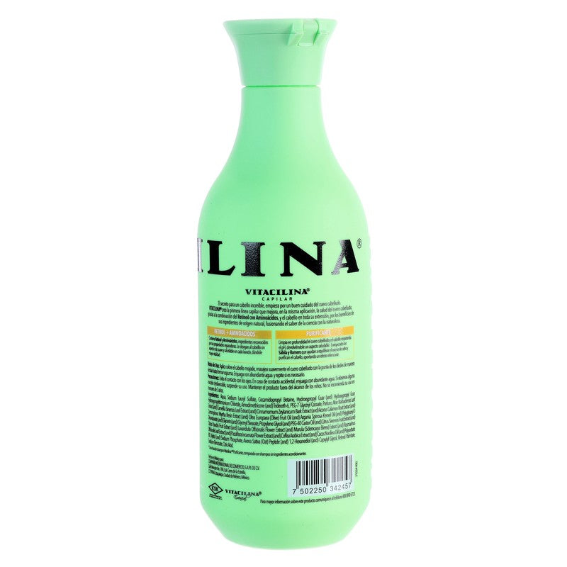 Shampoo Vitacilina Purificante 400 Ml 7502250342457 7