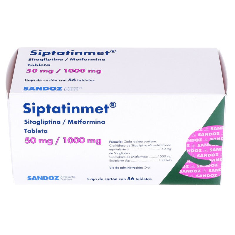 Siptatinmet 501000 Mg Con 56 Tabletas 7502216935884 3