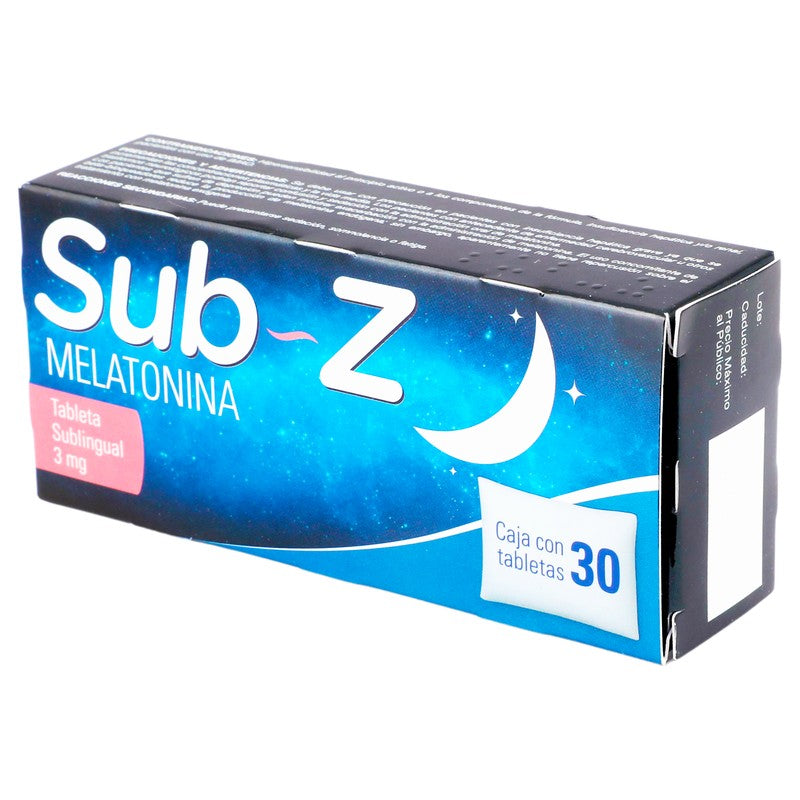 Sub-Z 3 Mg Con 30 Tabletas 7501293202209 3