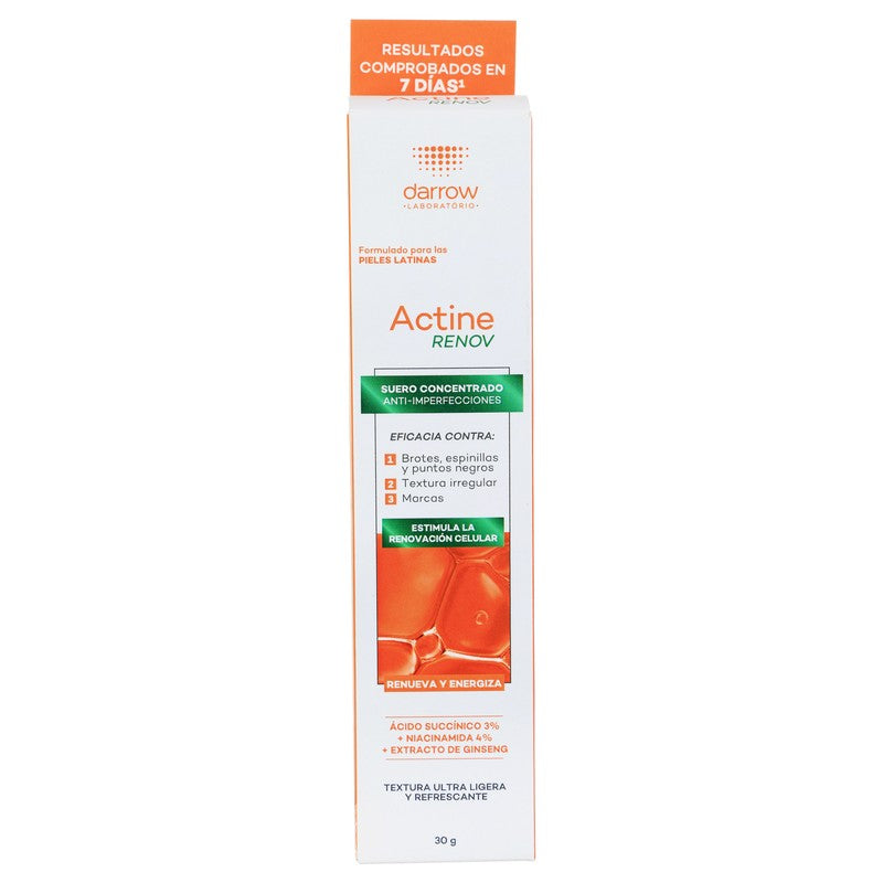Suero Concentrado Darrow Actine Renovador 30 G 3282770394870