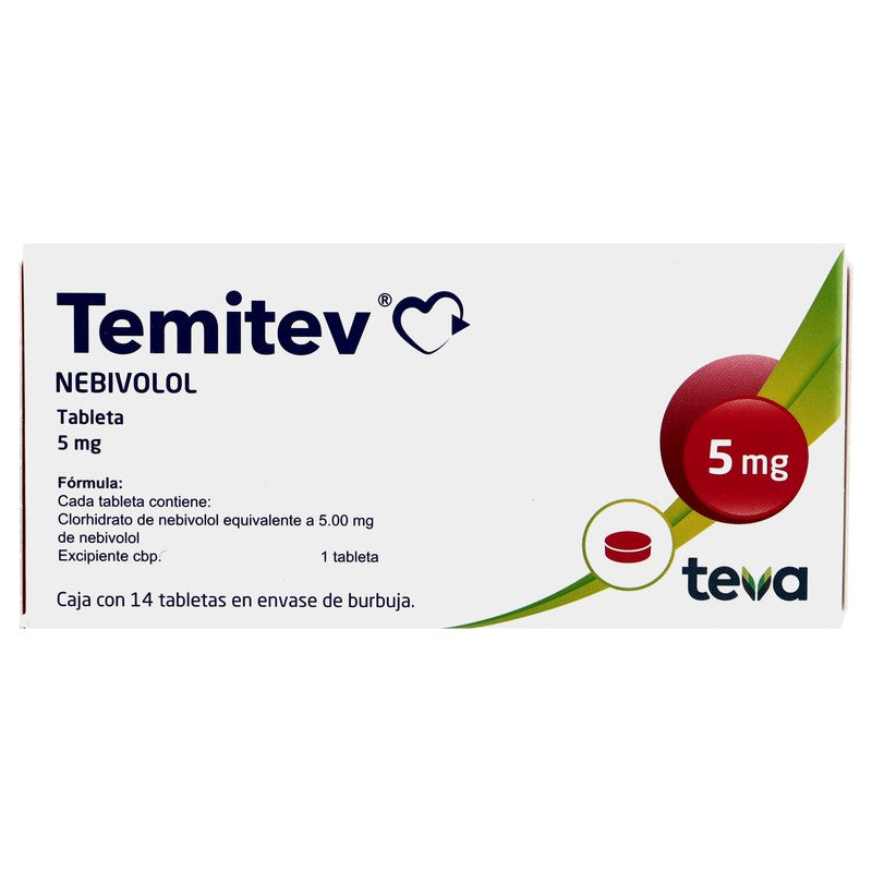 Temitev 5 Mg Con 14 Tabletas 7501559604037 7
