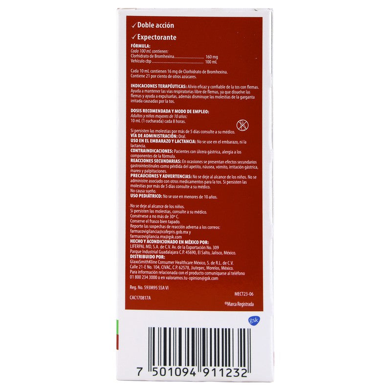 Tesacof-Exp Adulto 160 Mg Solucion 100 Ml 7501094911232 7