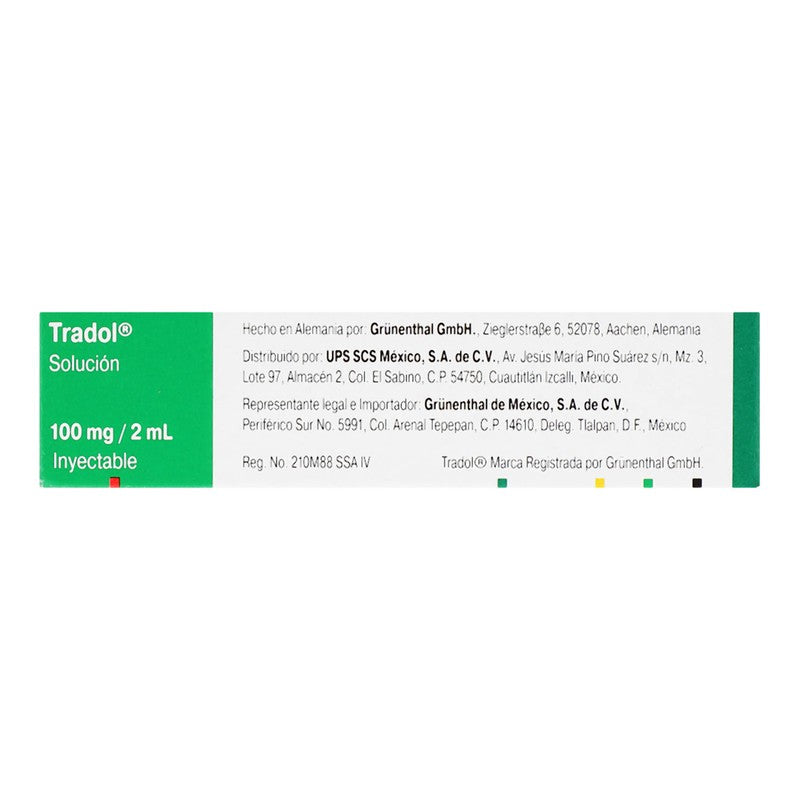 Tradol 100 Mg Ampolleta  5 X 2 Ml 7501124760076 5