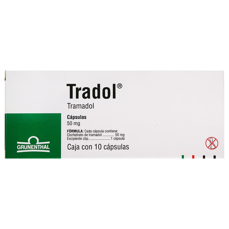 Tradol 50 Mg Capsulas 10 7502209290341 7