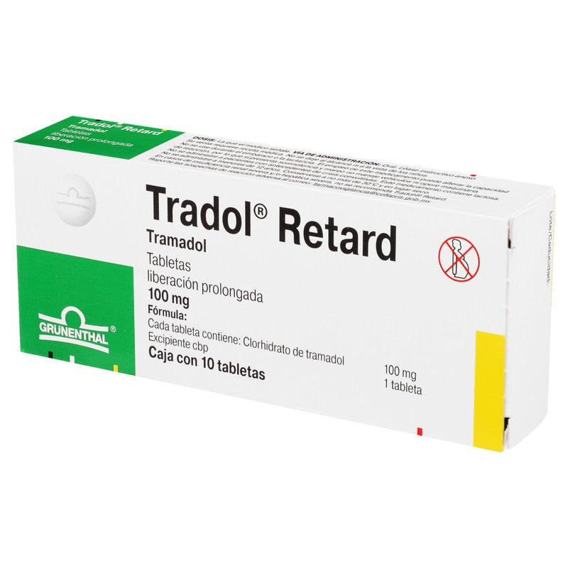 Tradol-Retard 100 Mg Tabletas 10