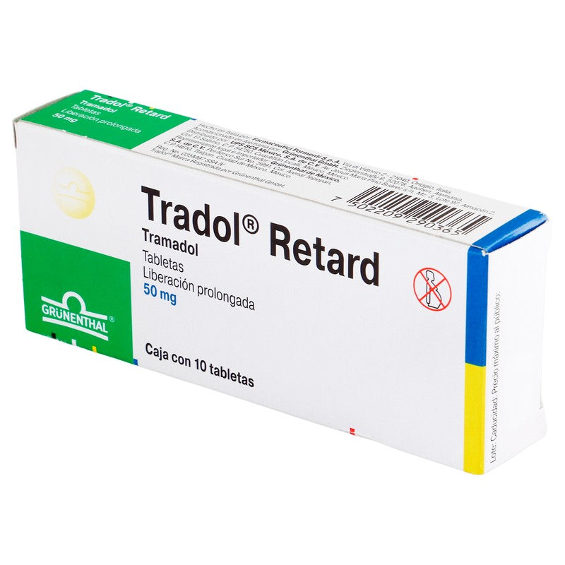Tradol-Retard 50 Mg Tabletas 10 7502209290365 4