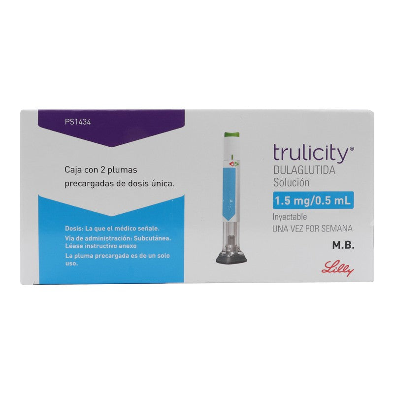 Trulicity 1.5 Mg0.5 Ml Inyectable C2 Plumas 7501082243420
