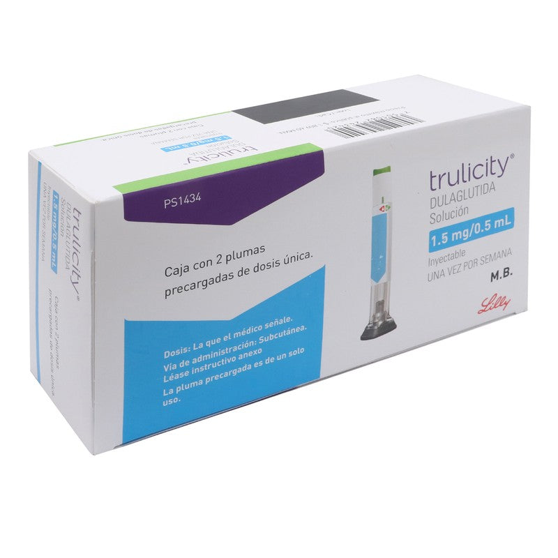 Trulicity 1.5 Mg0.5 Ml Inyectable C2 Plumas 7501082243420 2