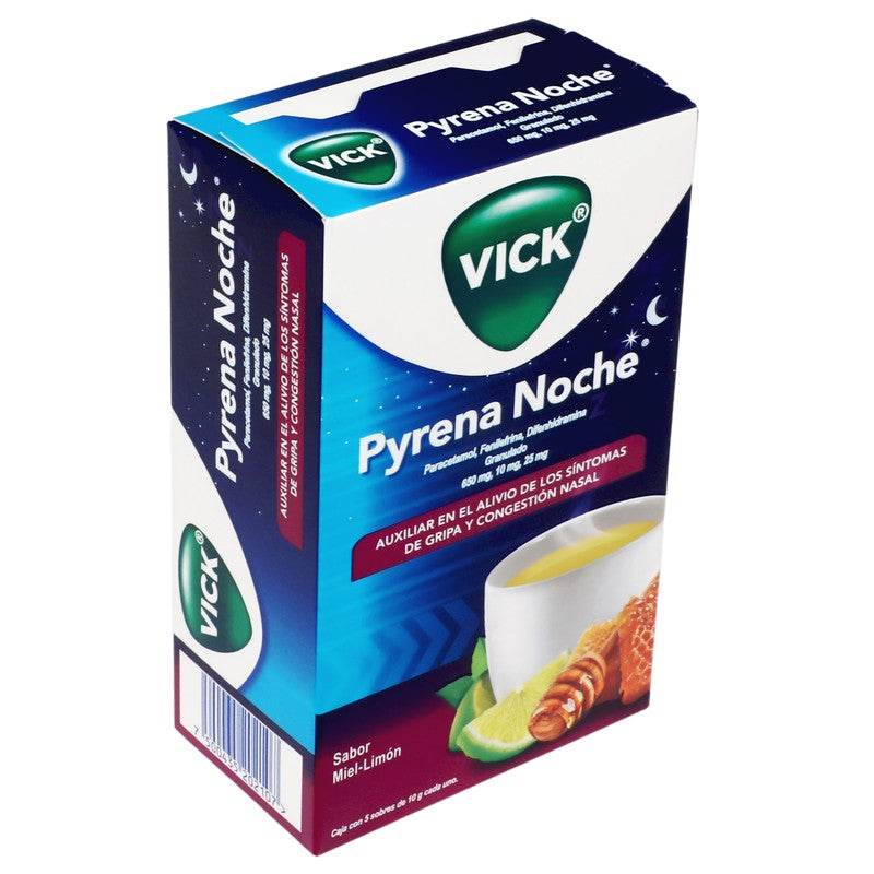 Vick Pyrena Noche Miel-Limon Granulado 10 G Con 5 Sobres 7500435202107 2