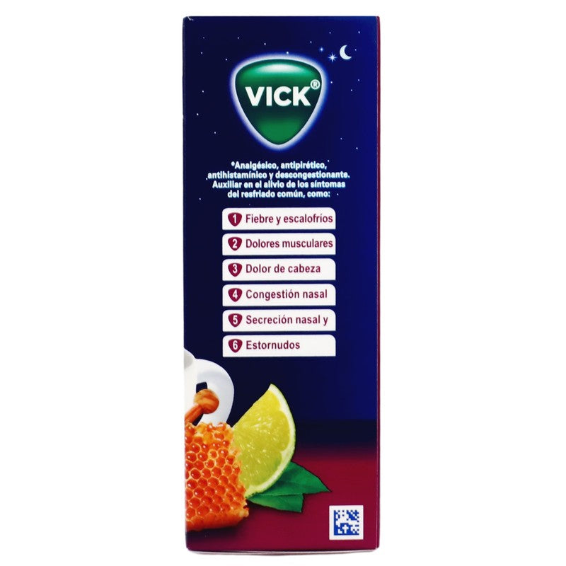 Vick Pyrena Noche Miel-Limon Granulado 10 G Con 5 Sobres 7500435202107 5