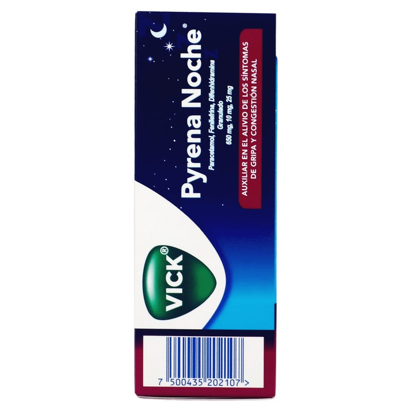 Vick Pyrena Noche Miel-Limon Granulado 10 G Con 5 Sobres 7500435202107 8