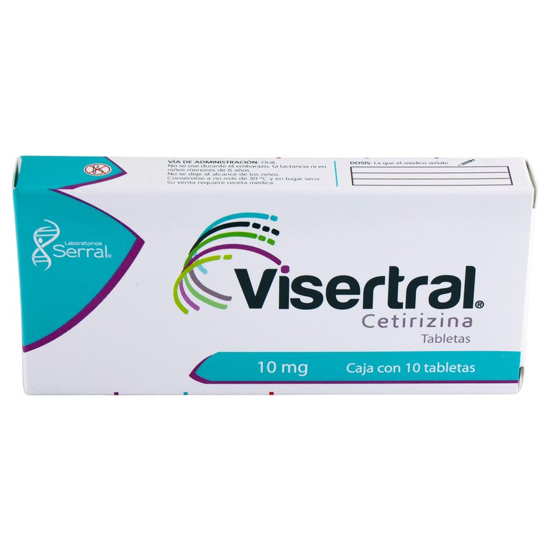 Visertral 10 Mg Con 10 Tabletas 7501258205863 3