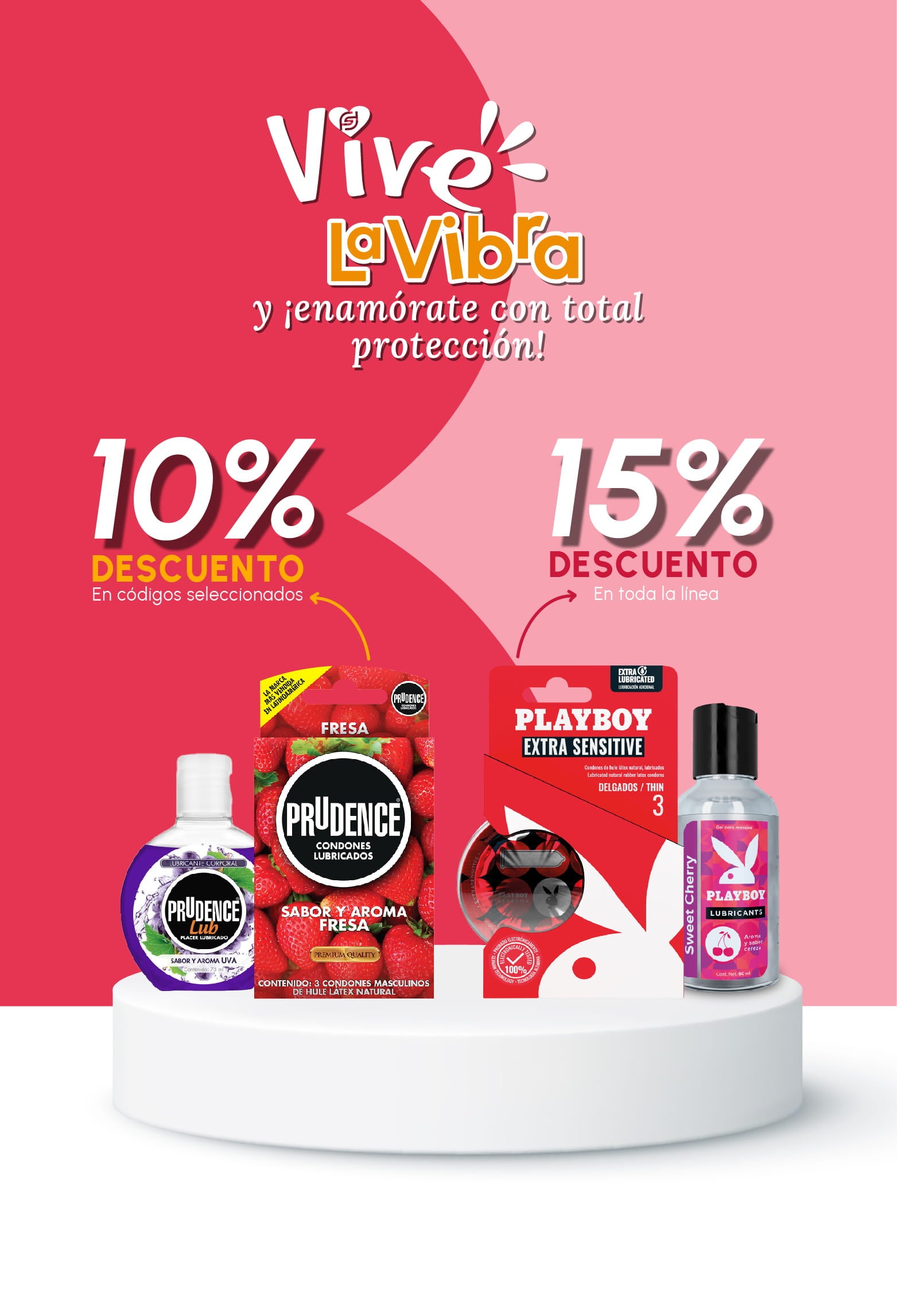 vive la vibra y enamorate con total proteccion