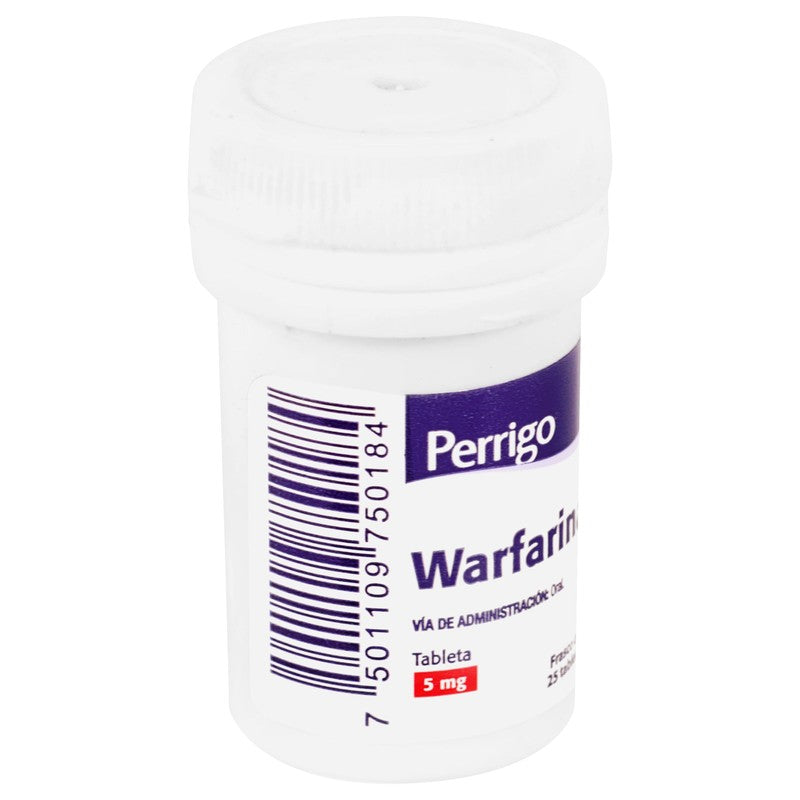Warfarina 5 Mg Con 25 Tabletas Quimfarma 7501109750184 2