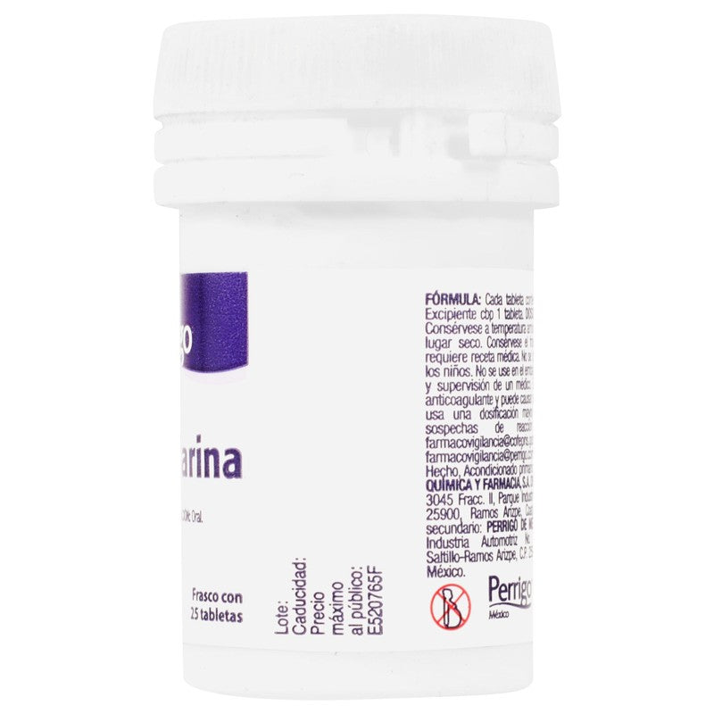 Warfarina 5 Mg Con 25 Tabletas Quimfarma 7501109750184 4