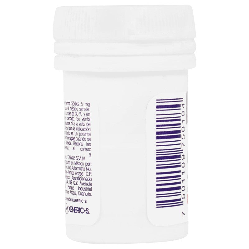 Warfarina 5 Mg Con 25 Tabletas Quimfarma 7501109750184 6