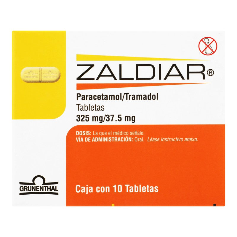 Zaldiar 37.5325 Mg Tabletas 10 7501124760250
