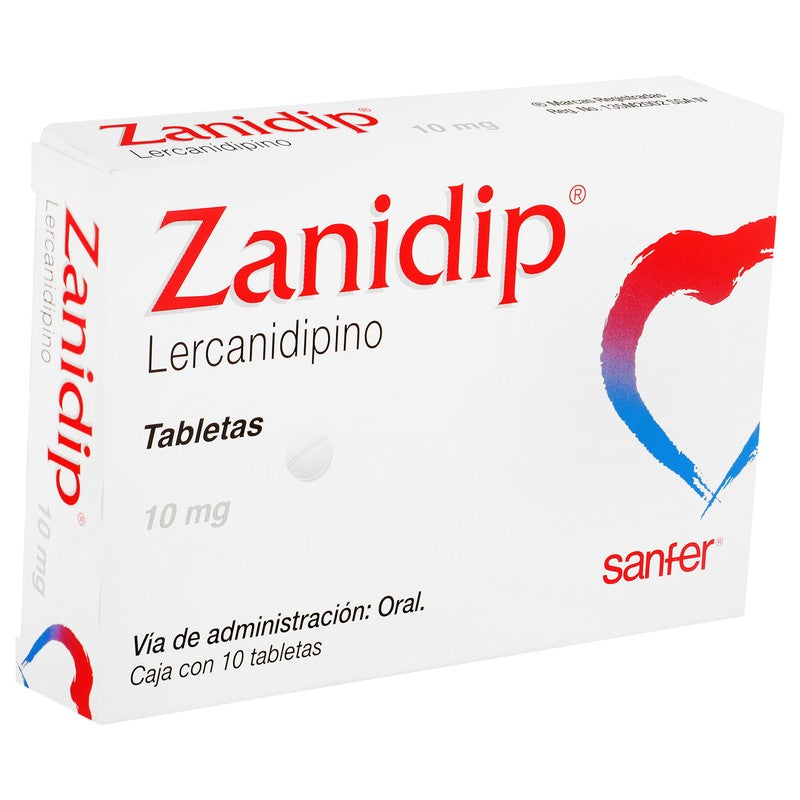 Zanidip 10 Mg Tabletas 10 7501070615437 3