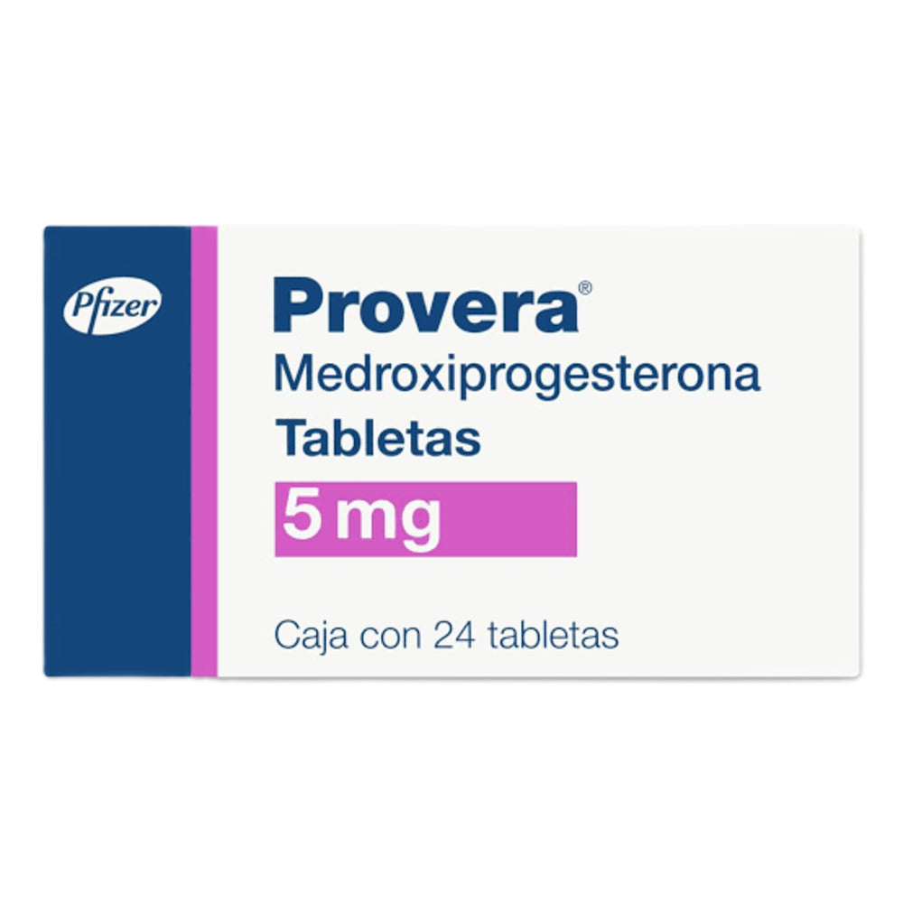 Provera 5 Mg Con 24 Tabletas