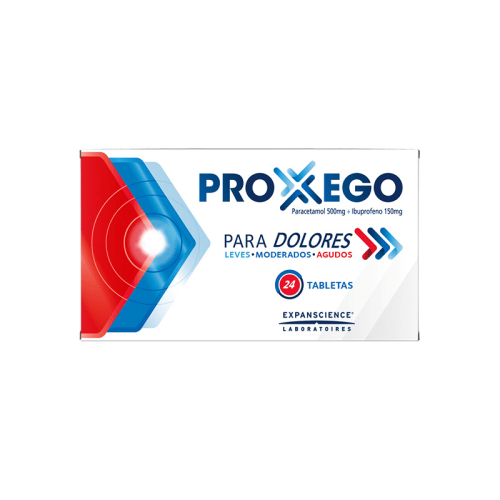 Proxego (Paracetamol Ibuprofeno) 500 Mg/150 Mg Con 24 Tab