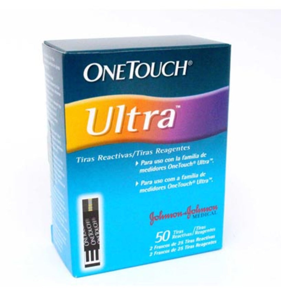 One Touch Ultra Tiras Reactivas Con 50