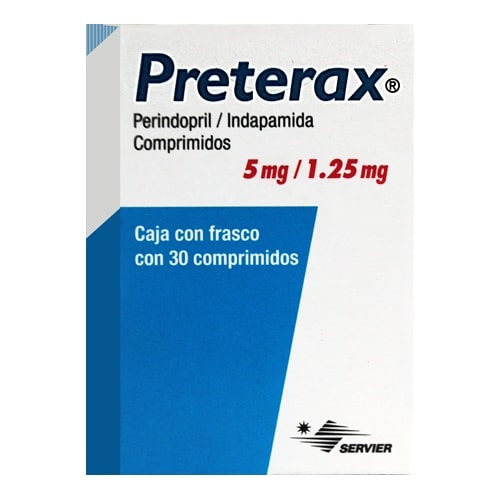 Preterax 5/1.25 Mg Con 30 Comprimidos