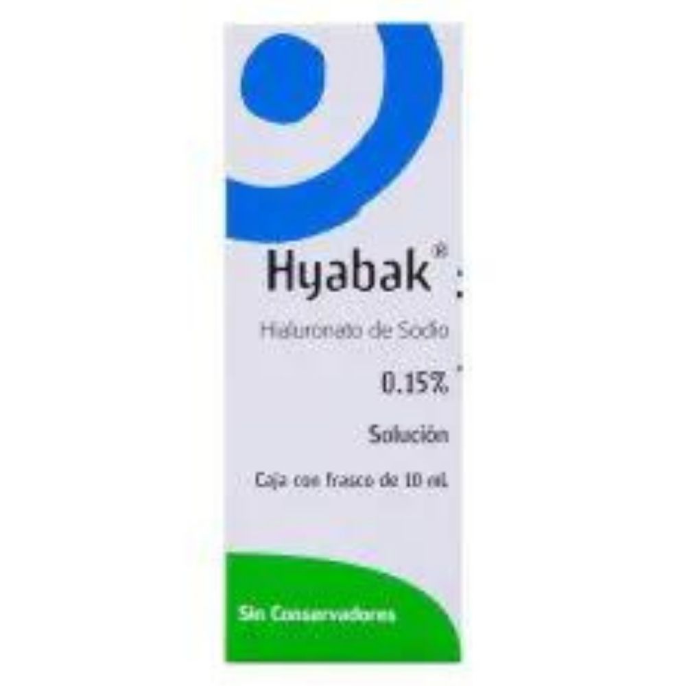 Hyabak 15% Solucion  Oftalmica Frasco 10 Ml 