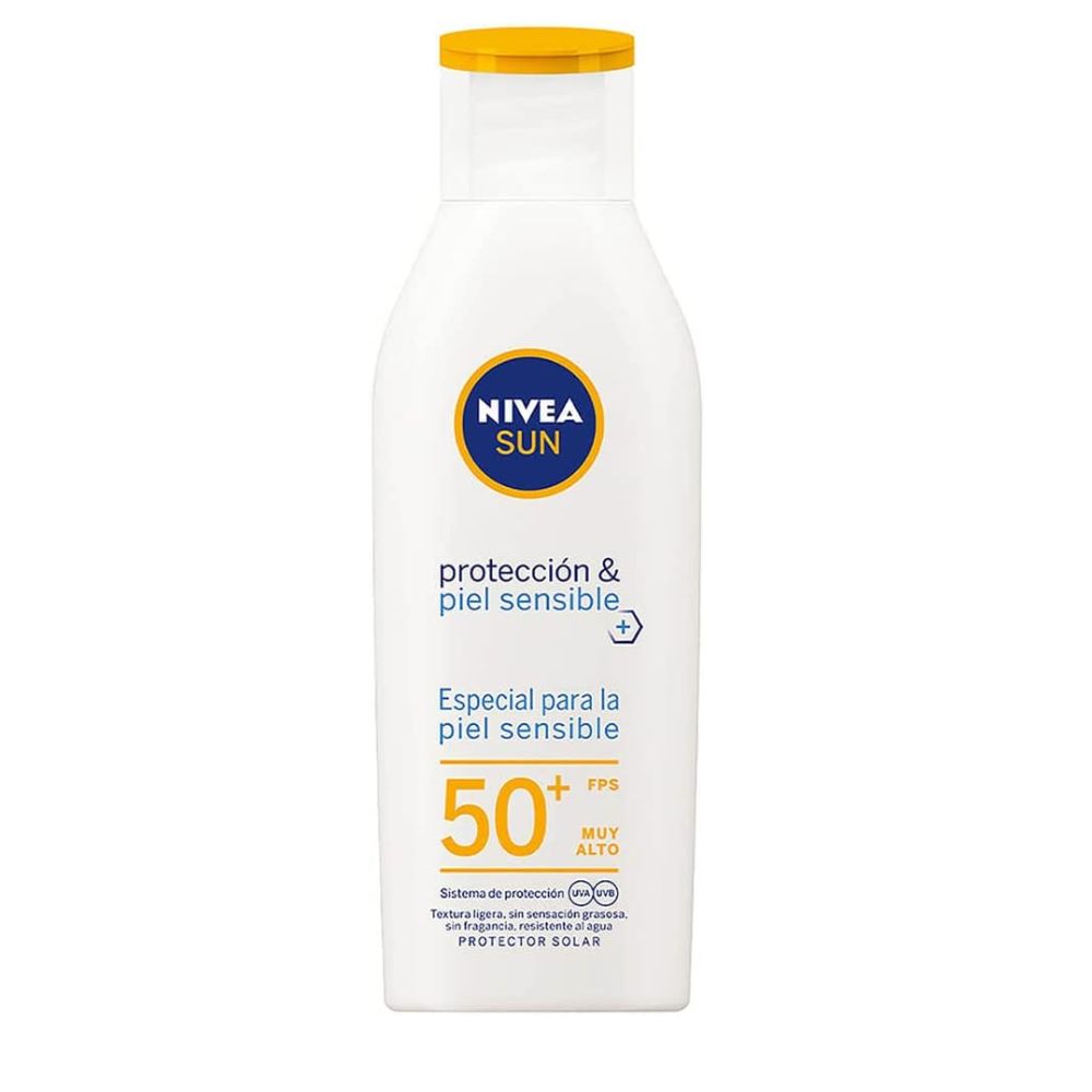 PROTECTOR NIVEA SUN PIEL SENSIBLE FPS 50 125 ML