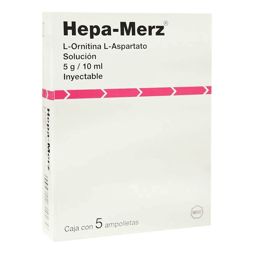 HEPA-MERZ IV 5 G AMPOLLETAS 5X10 ML