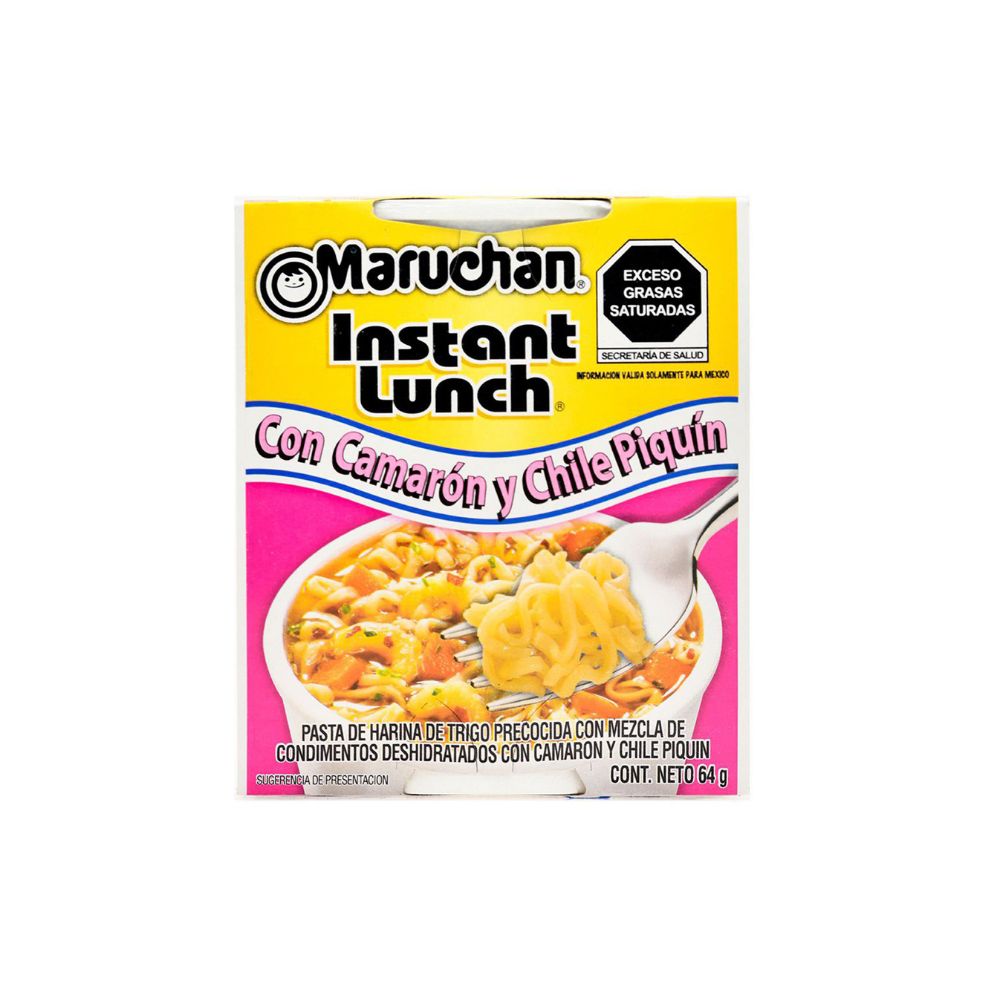 Sopa Maruchan Camaron Y Chile Piquin 64 G