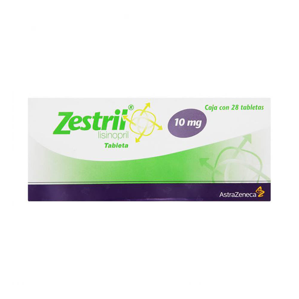 ZESTRIL 10 MG TABLETAS 28