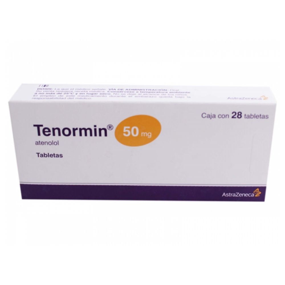 Tenormin 50 Mg Con 28 Tabletas