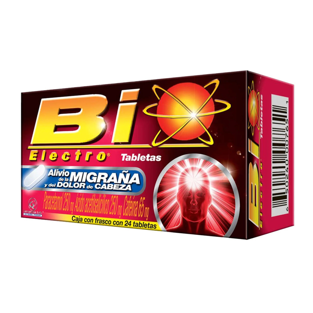 Bio-Electro 250/250/65 Mg Tabletas Con 24