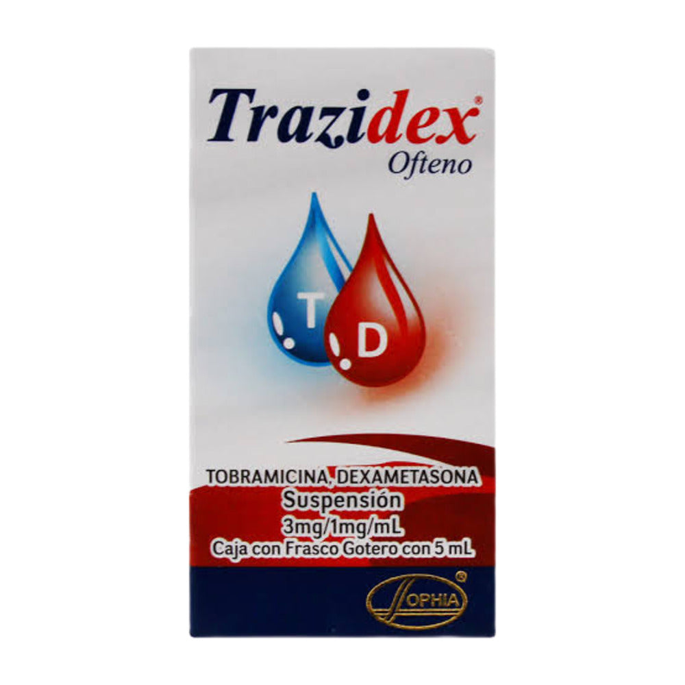 Trazidex Ofteno 3/1 Miligramos  Suspension  5 Mililitros